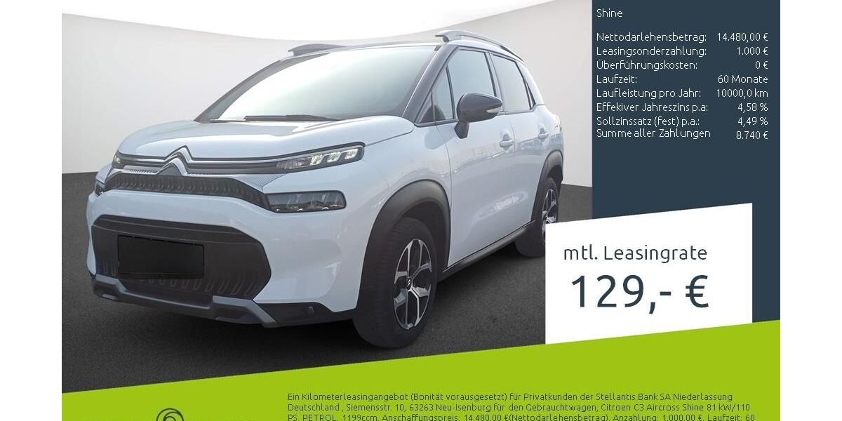 Citroen C3 Aircross 18.535 km 14.489 &euro; Borken 46325