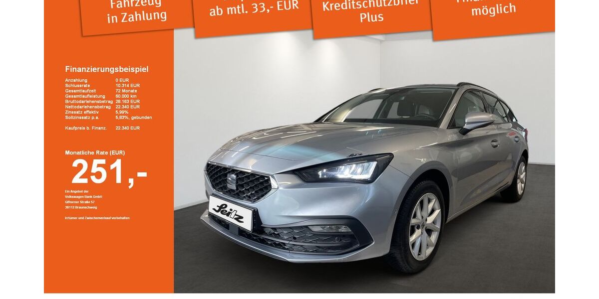 Seat Leon 73.720 km 22.179 &euro; Kaufbeuren 87600