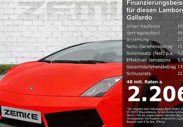 Lamborghini Gallardo 25.235 km 139.925 &euro; Bernau 16321