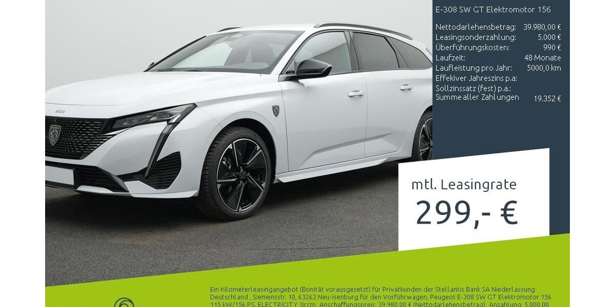 Peugeot 308 6.800 km 38.888 &euro; Bocholt 46395