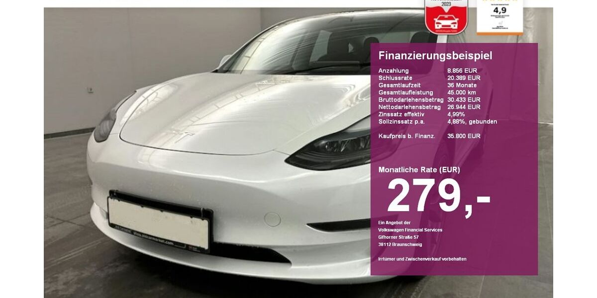 Tesla Model 3 17.600 km 35.800 &euro; Albbruck 79774