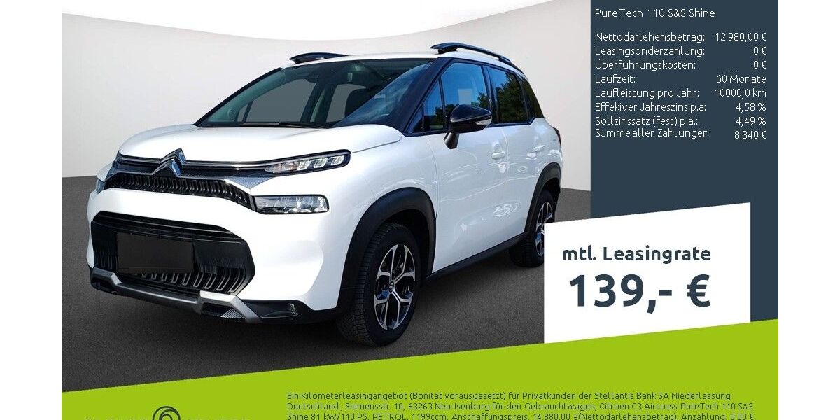 Citroen C3 Aircross 14.806 km 12.999 &euro; Borken 46325