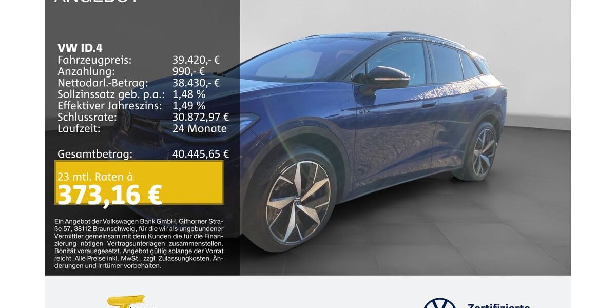 VW ID.4 10.795 km 38.870 &euro; Bochum 44892