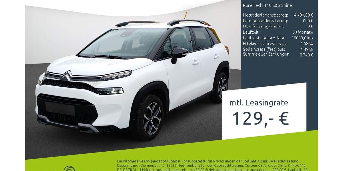 Citroen C3 Aircross 20.544 km 14.489 &euro; Borken 46325