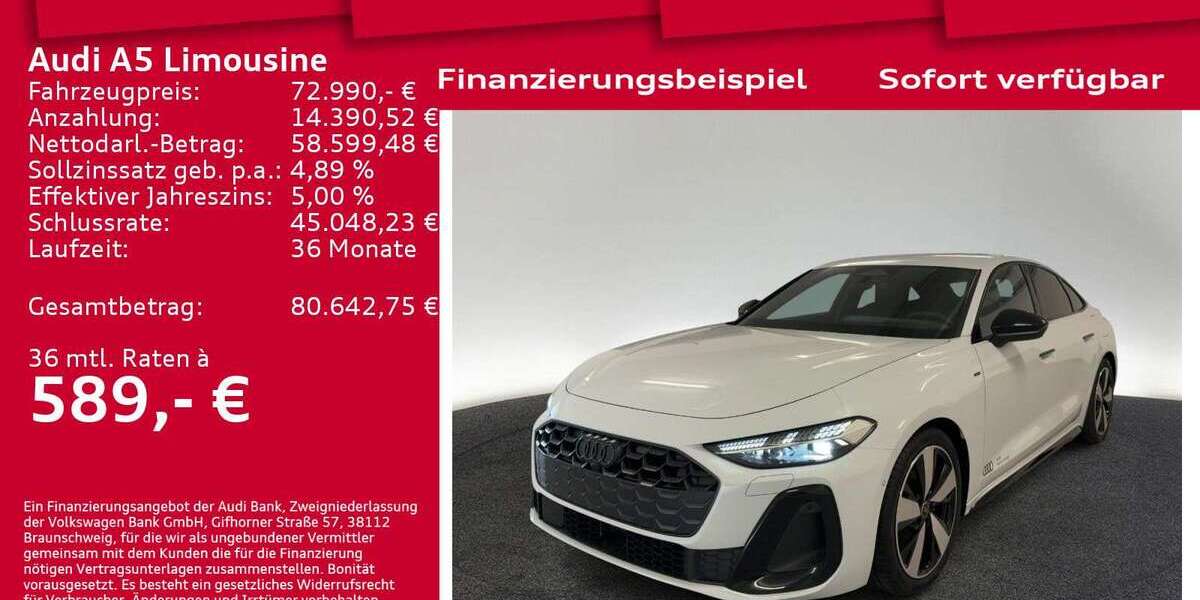 Audi A5 6.001 km 72.990 &euro; Berlin 12489