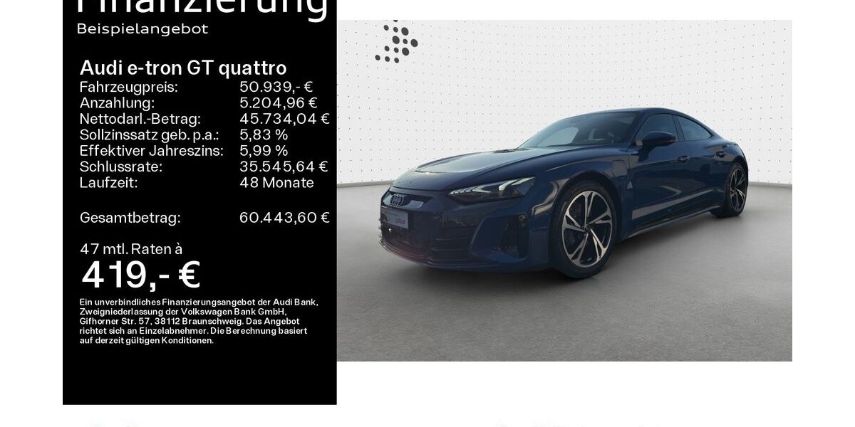 Audi e-tron GT 46.400 km 49.979 &euro; Hanau 63452