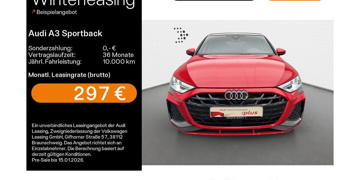 Audi A3 4.800 km 34.719 &euro; Linsengericht 63589