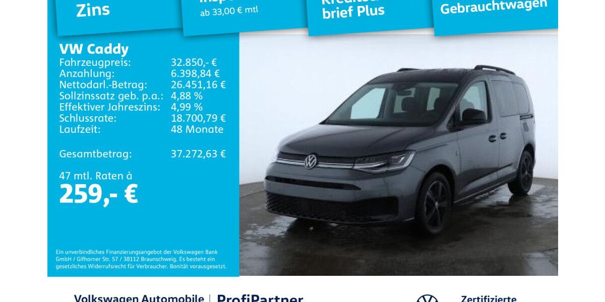 VW Caddy 13.897 km 32.850 &euro; Dresden 01067
