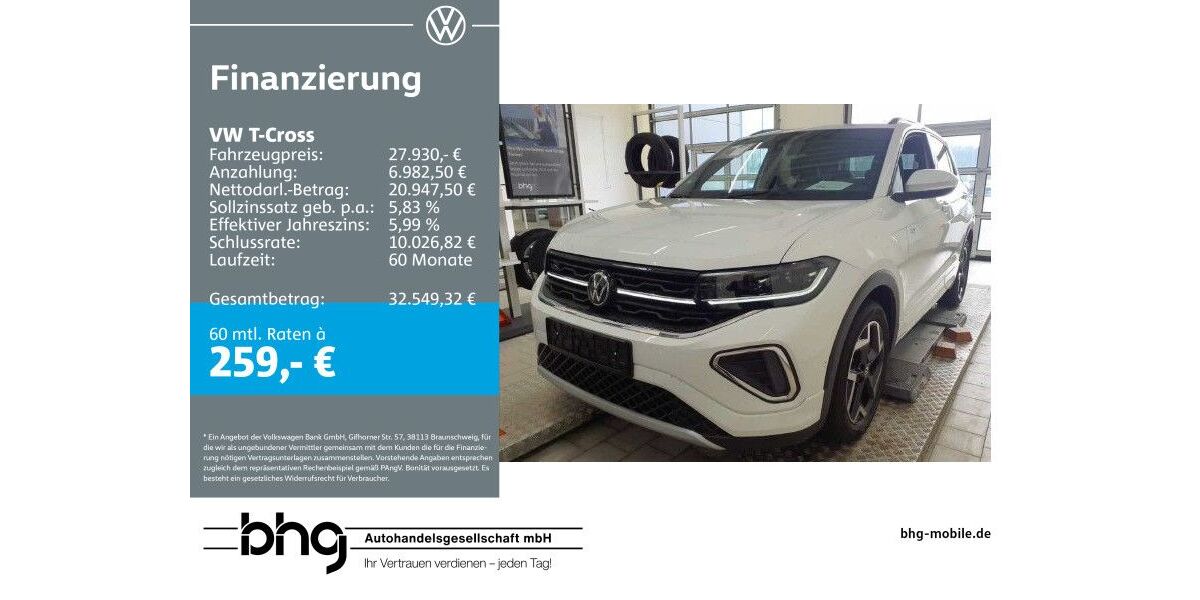 VW T-Cross 11.921 km 27.930 &euro; Balingen 72336