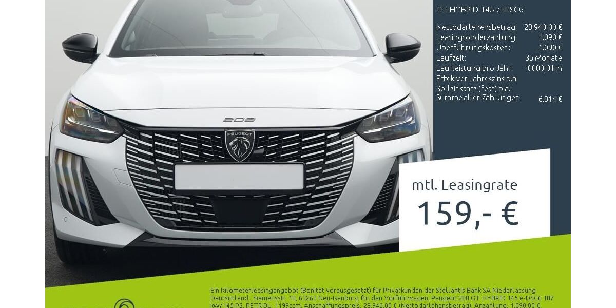 Peugeot 208 7.989 km 28.940 &euro; Borken 46325