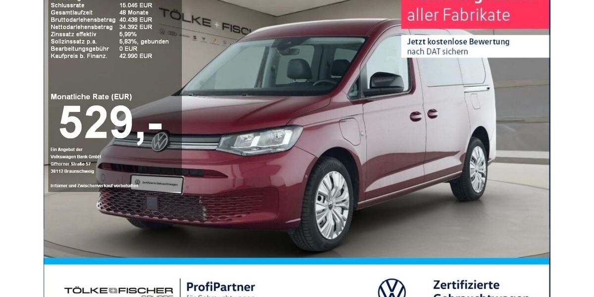 VW Caddy Maxi 9.418 km 42.990 &euro; Krefeld 47805