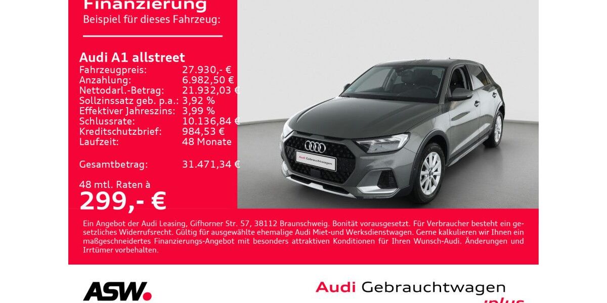 Audi A1 5.500 km 27.930 &euro; Heilbronn 74074
