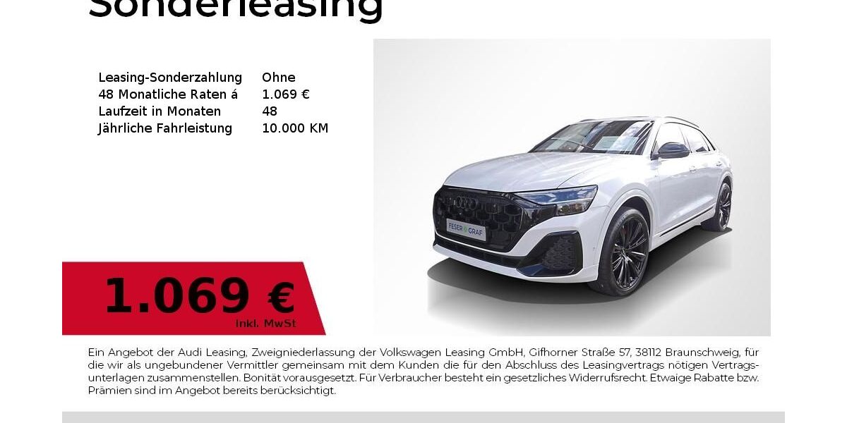 Audi Q8 4.900 km 101.980 &euro; Fürth 90763