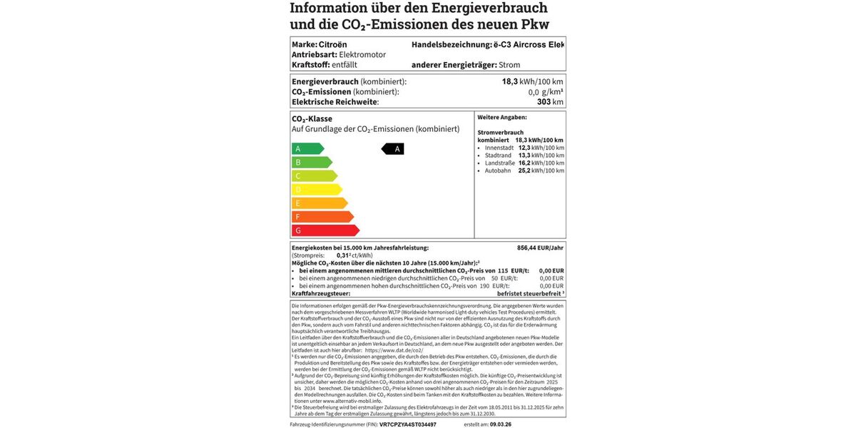 Citroen C3 Aircross 1.973 km 29.550 &euro; Helmstedt 38350