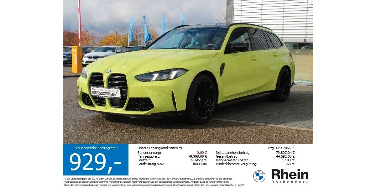 BMW M3 12.100 km 78.940 &euro; Neusitz/Rothenburg 91616
