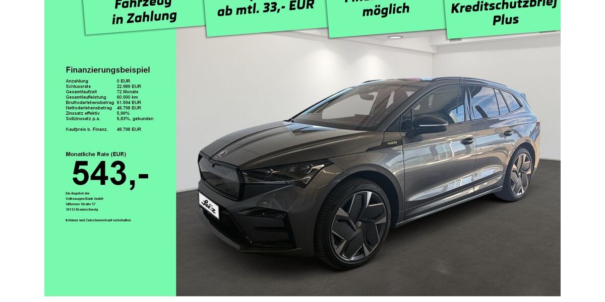 Skoda Enyaq 14.015 km 48.390 &euro; Weingarten 88250