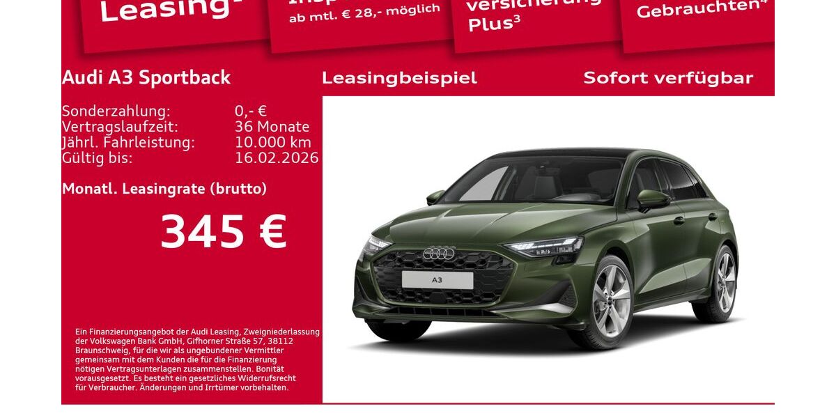 Audi A3 5.100 km 35.200 &euro; Berlin 10587