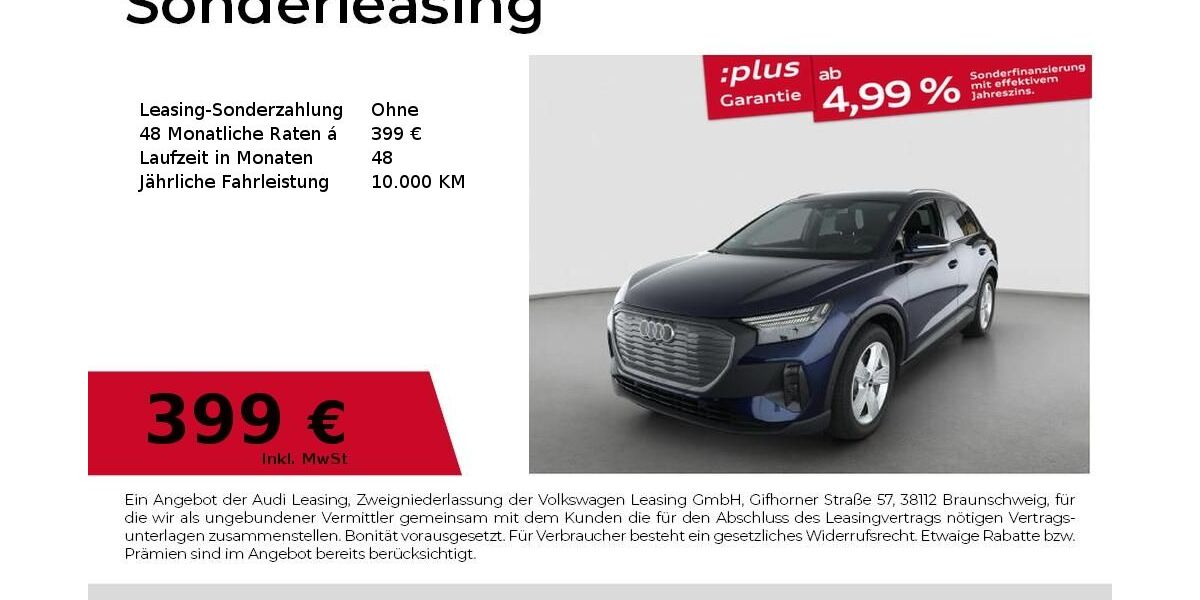 Audi Q4 2.345 km 45.990 &euro; Bernburg 06406
