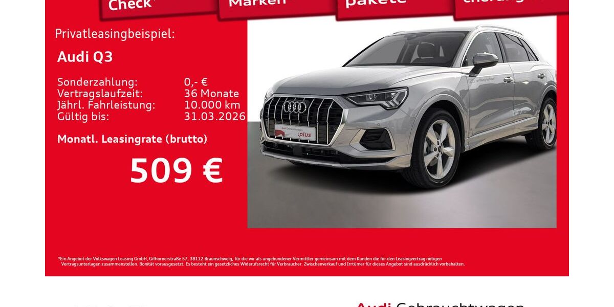 Audi Q3 8.592 km 42.912 &euro; Hamburg 22529