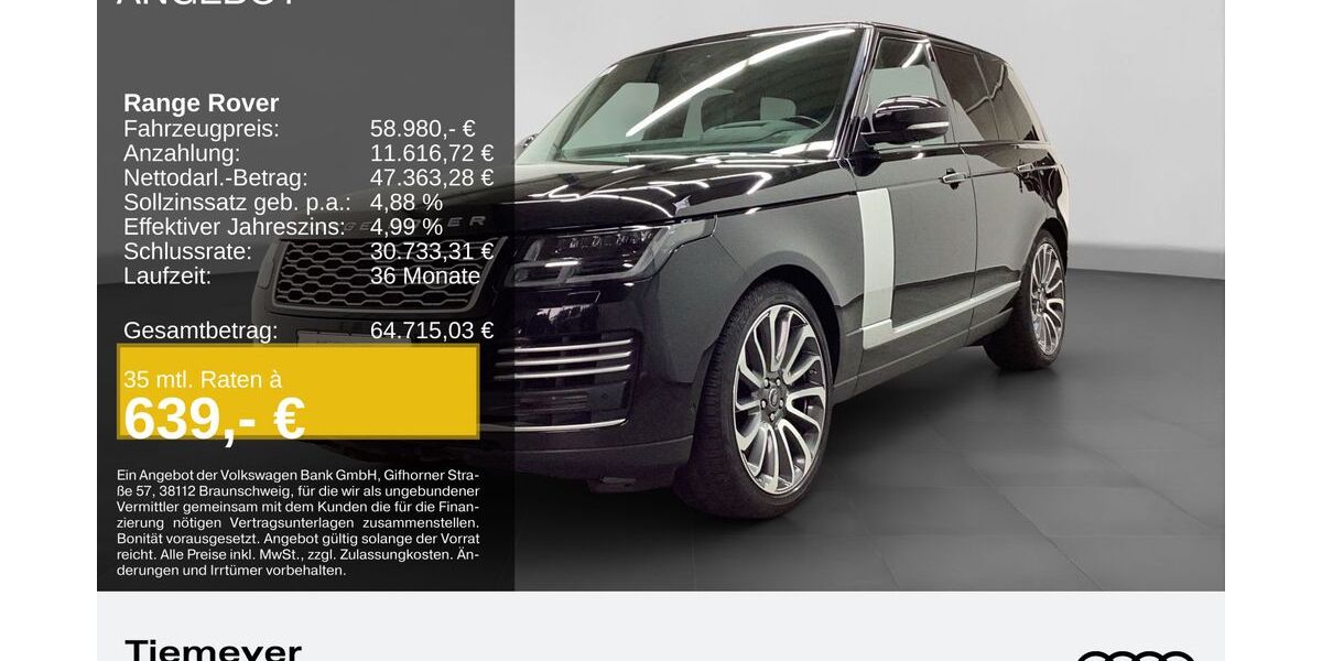 Land Rover Range Rover 78.660 km 57.980 &euro; Bochum 44809