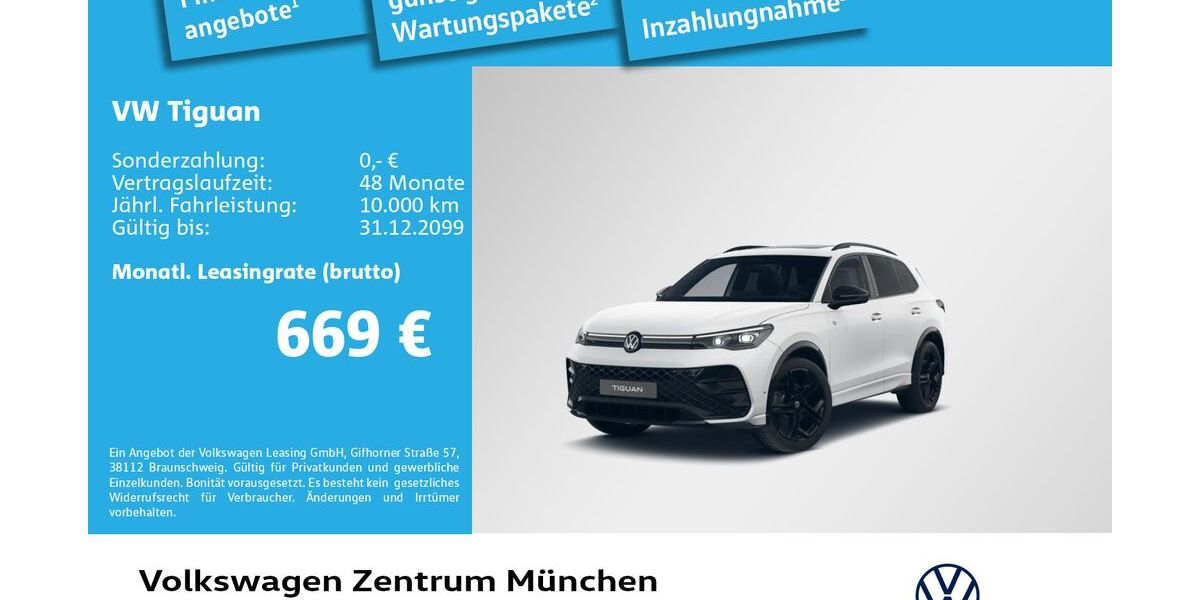 VW Tiguan 3.000 km 66.540 &euro; München 81669