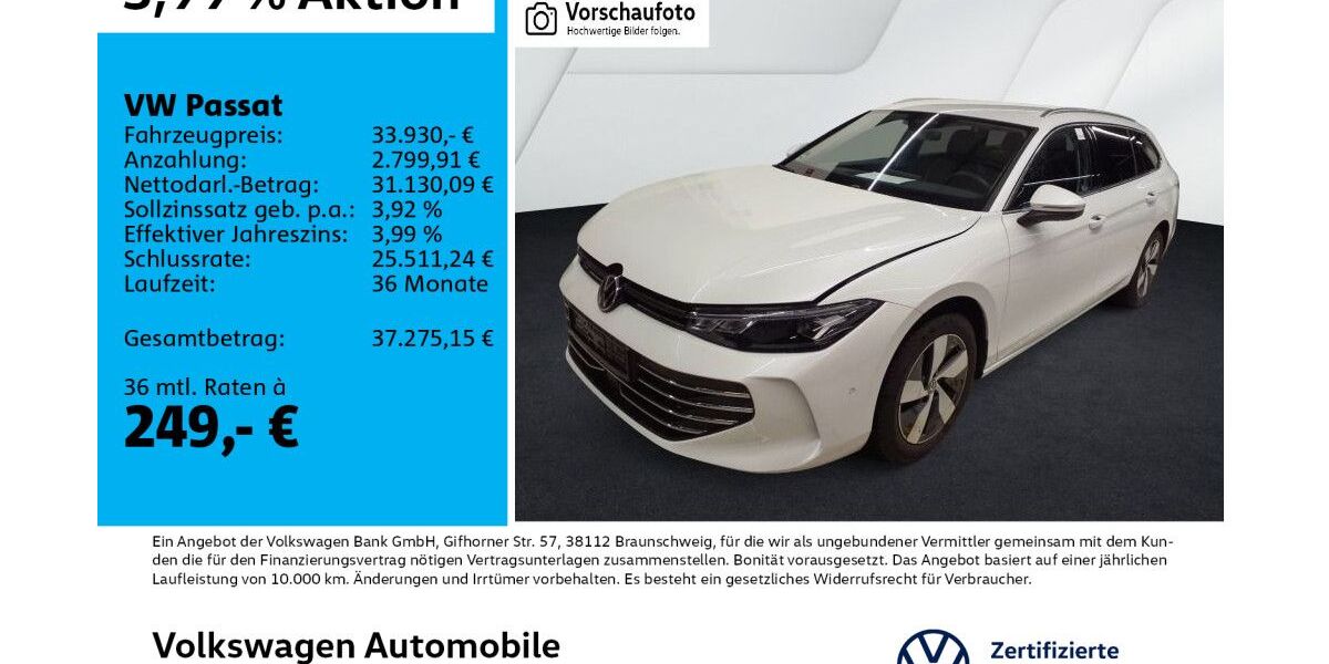 VW Passat 16.563 km 33.560 &euro; Leipzig 04178