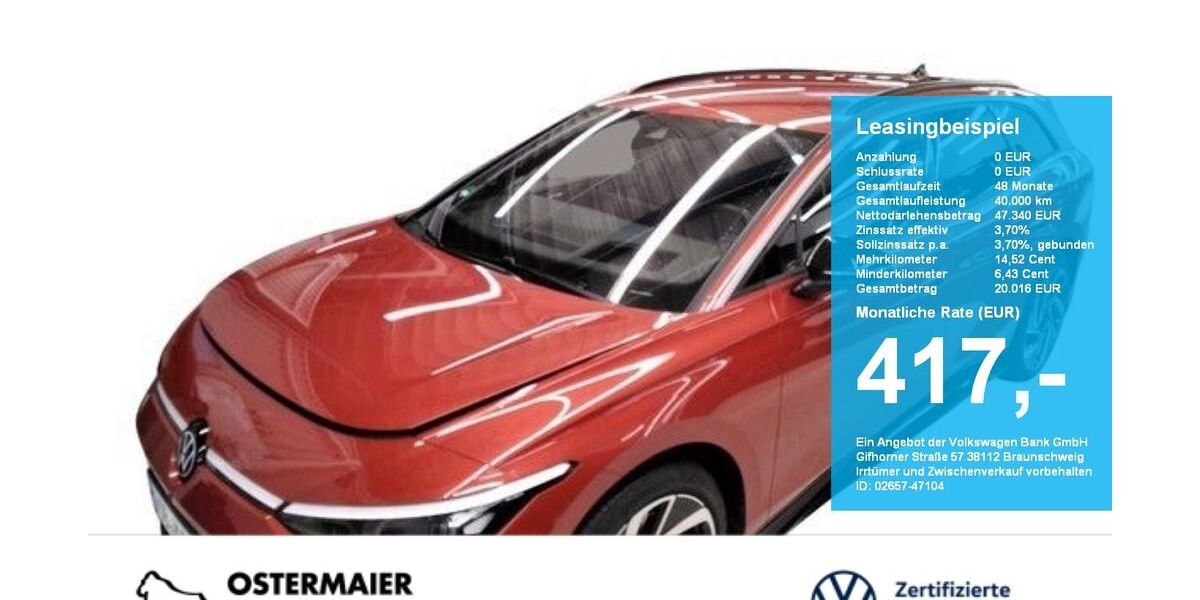 VW ID.7 14.790 km 47.340 &euro; Vilsbiburg 84137