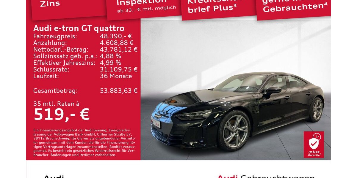 Audi e-tron GT 77.512 km 48.390 &euro; Dresden 01169