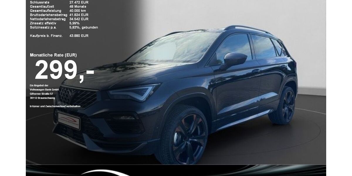 Cupra Ateca 7.000 km 43.880 &euro; Gaggenau 76571
