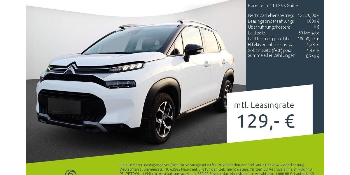 Citroen C3 Aircross 21.002 km 13.670 &euro; Borken 46325