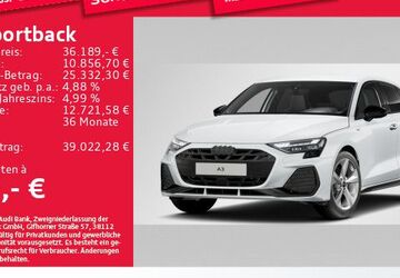 Audi A3 6.726 km 36.189 &euro; Eching 85386