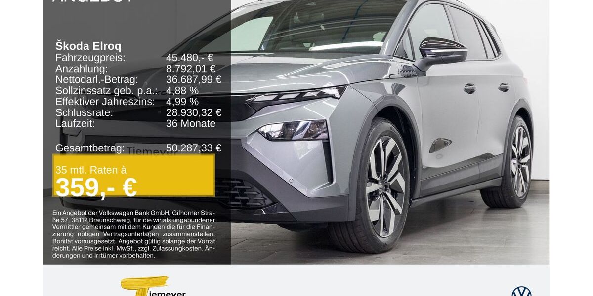 Skoda Elroq 3.283 km 44.850 &euro; Recklinghausen 45663