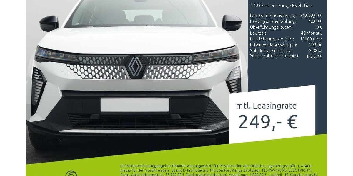 Renault Scenic 1.500 km 35.990 &euro; Borken 46325