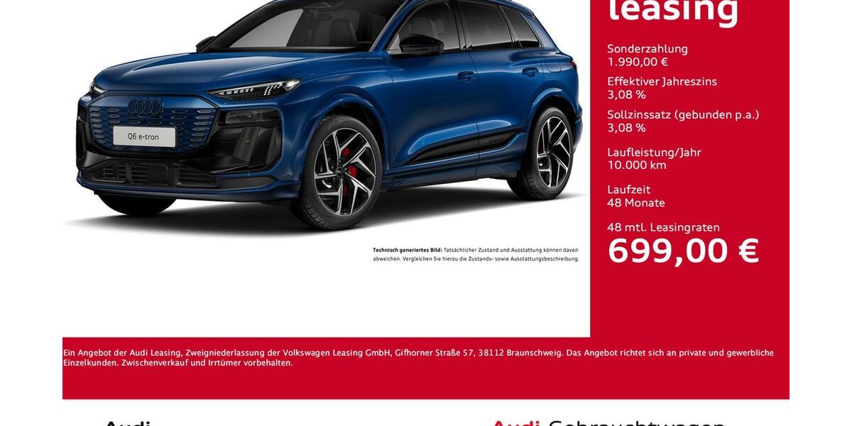 Audi Q6 e-tron 4.981 km 71.922 &euro; Dortmund 44143