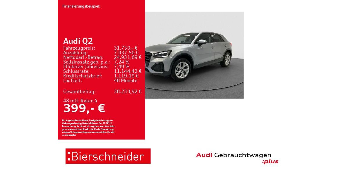 Audi Q2 12.828 km 31.750 &euro; Aalen 73431