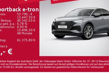 Audi Q4 e-tron 8.076 km 53.790 &euro; Gersthofen 86368