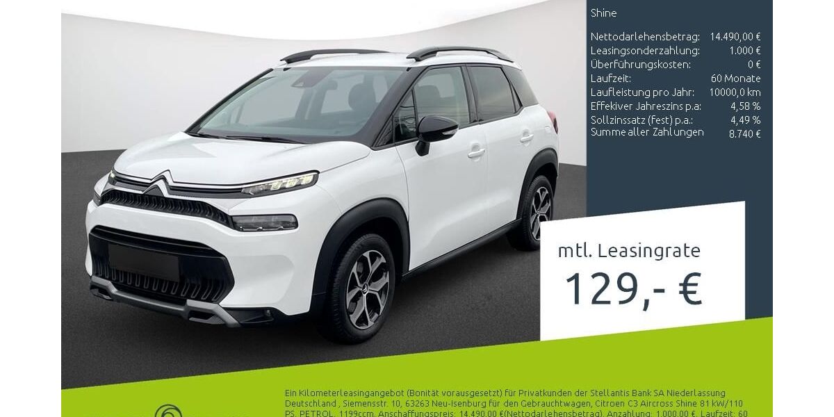 Citroen C3 Aircross 21.047 km 14.330 &euro; Borken 46325