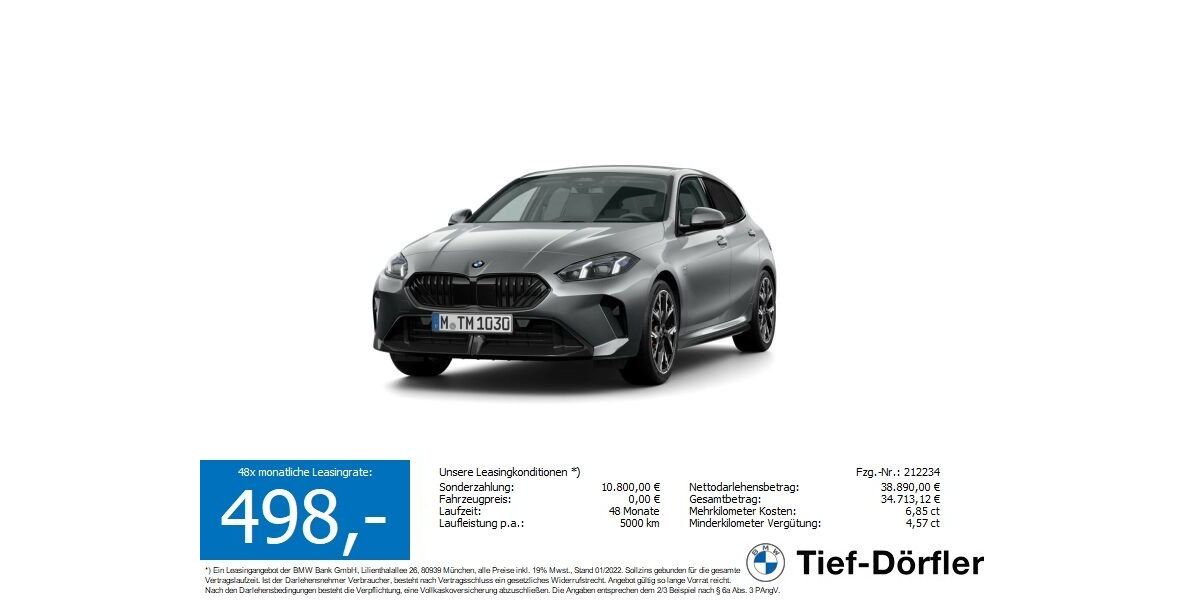 BMW 120 9.950 km 38.890 &euro; Marktsteft 97342