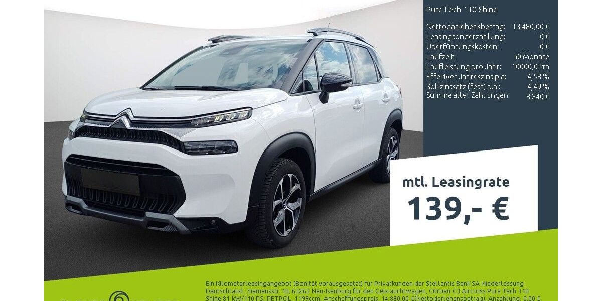 Citroen C3 Aircross 13.037 km 12.930 &euro; Borken 46325