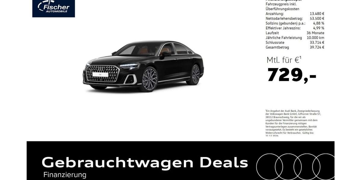 Audi A8 48.267 km 66.980 &euro; Neumarkt 92318