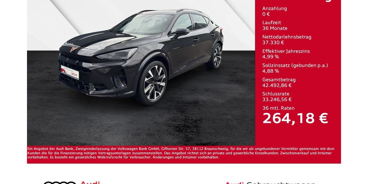 Cupra Formentor 9.418 km 37.330 &euro; Giessen 35394