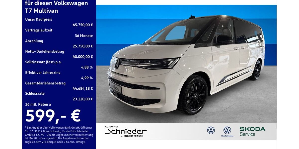 VW T7 Multivan 12.500 km 65.750 &euro; Herford 32051