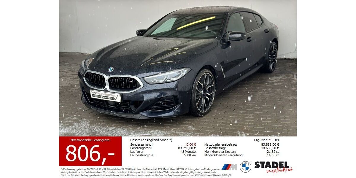 BMW M850 26.681 km 81.886 &euro; Heilbronn 74074
