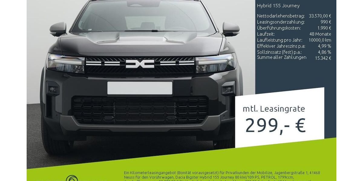 Dacia Bigster 5.541 km 31.440 &euro; Ahaus 48683