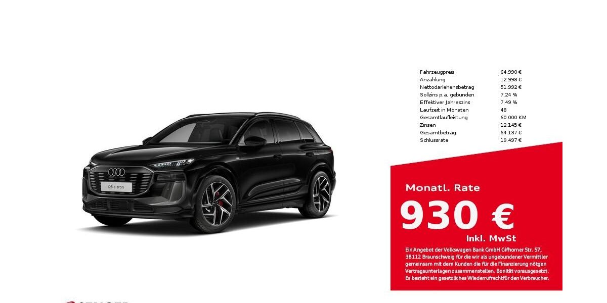 Audi Q6 e-tron 10.166 km 64.990 &euro; Münster 48153