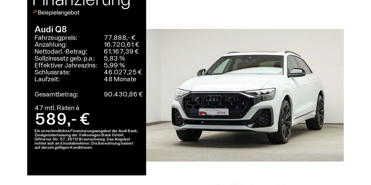 Audi Q8 12.500 km 76.888 &euro; Mühlheim 63165