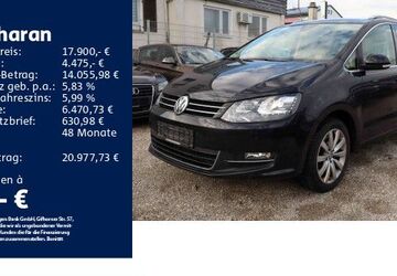 VW Sharan 160.267 km 17.900 &euro; Heidenheim 89518