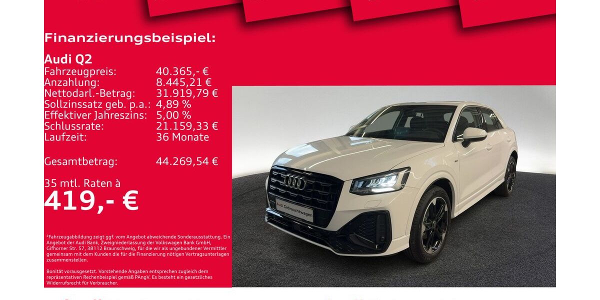 Audi Q2 4.999 km 34.890 &euro; Hannover 30179