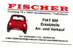 Fiat 600 4.770 km 30.000 &euro; Gundelsheim 74831