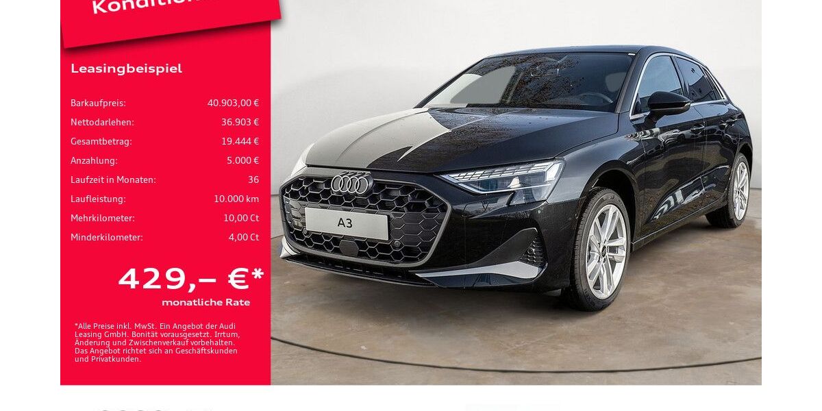 Audi A3 4.000 km 40.903 &euro; Potsdam 14482